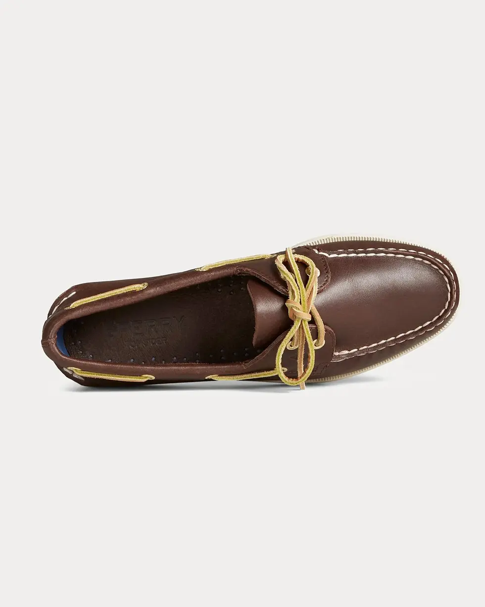 Miniatura: SPERRY AML BWL AO 2 EYE BROWN LEATHER SMOOTH