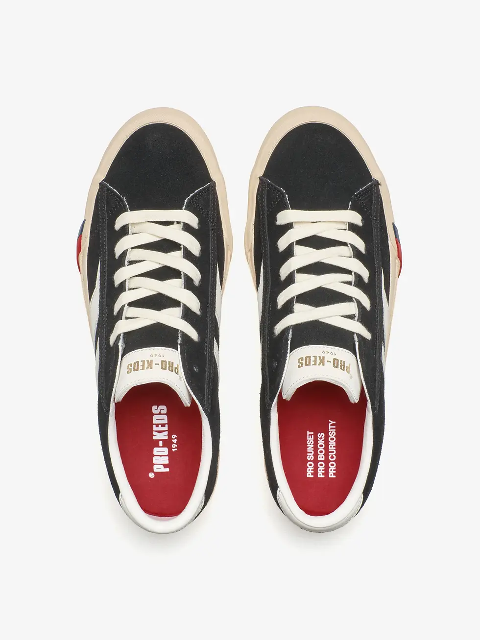 Miniatura: PRO-KEDS RC226SLW SL BL00001 Royal Classic in Suede Nera e Bianca