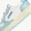 Miniatura: AUTRY AULW-WB40 DONNA  MEDALIST LOW  IN PELLE BICOLORE BIANCO E CELESTE