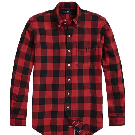 POLO RALPH LAUREN Camicia double-face a quadri Custom-Fit