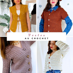 Veste au crochet | Tuto crochet gratuit