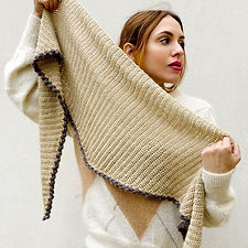 Châle au crochet PDF patron  Alpaga Hobbii tuto crochet facile gratuit débutant
