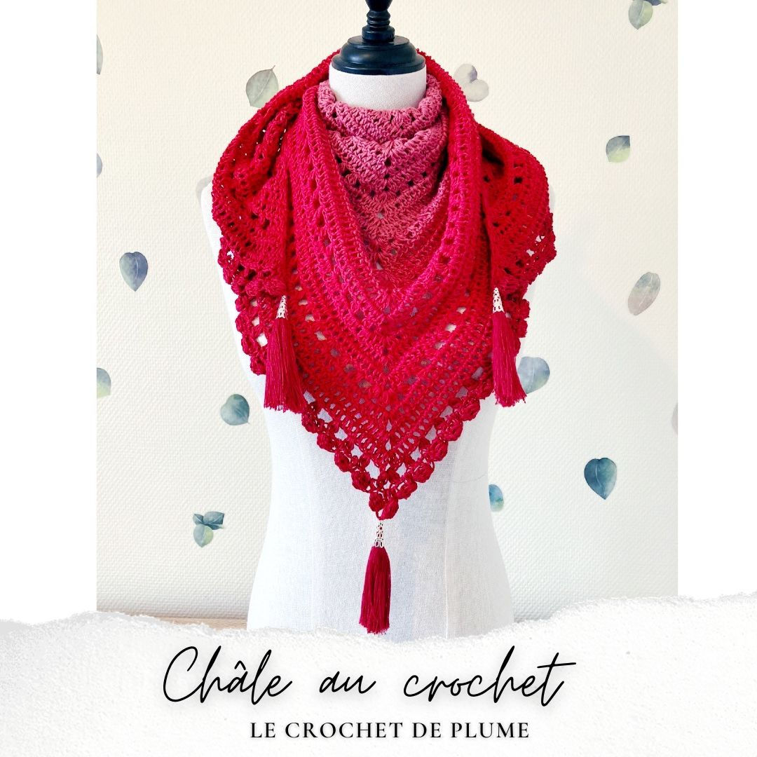 Châle au crochet gratuit tuto crochet facile hobbii free patterns