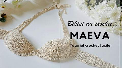 Bikini Haut Maeva au crochet | Modèle facile