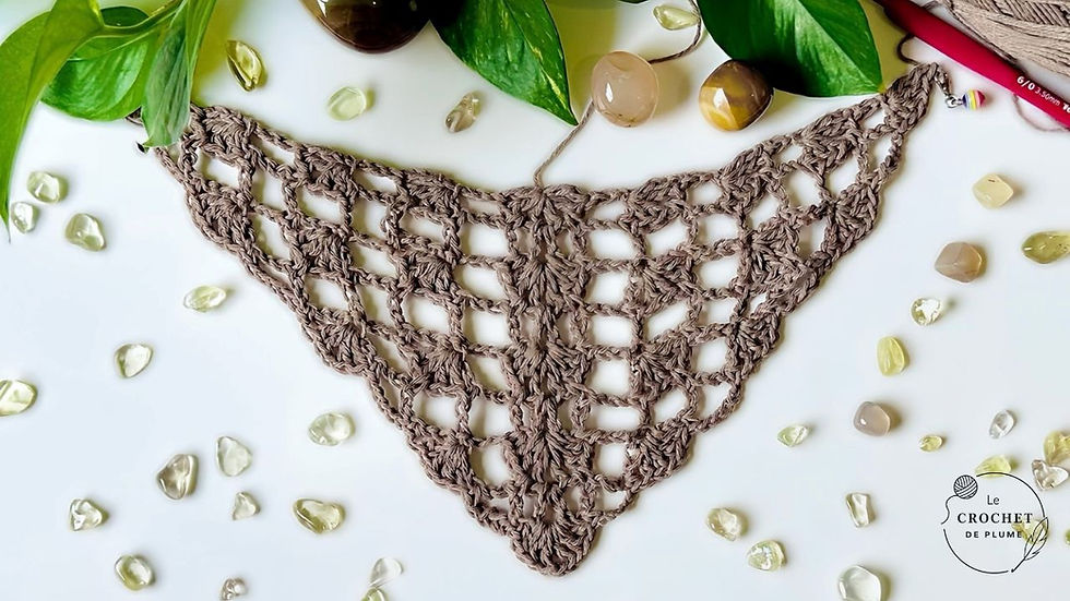Matériel nécessaire pour crocheter le Châle Gypsy
