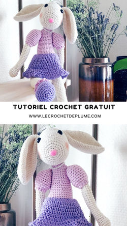 Comment faire un doudou lapin au crochet ?