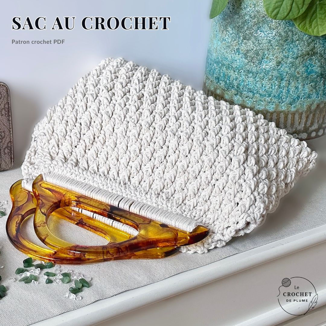 Sac au crochet Maeva | Tutoriel crochet facile | Patron PDF et video