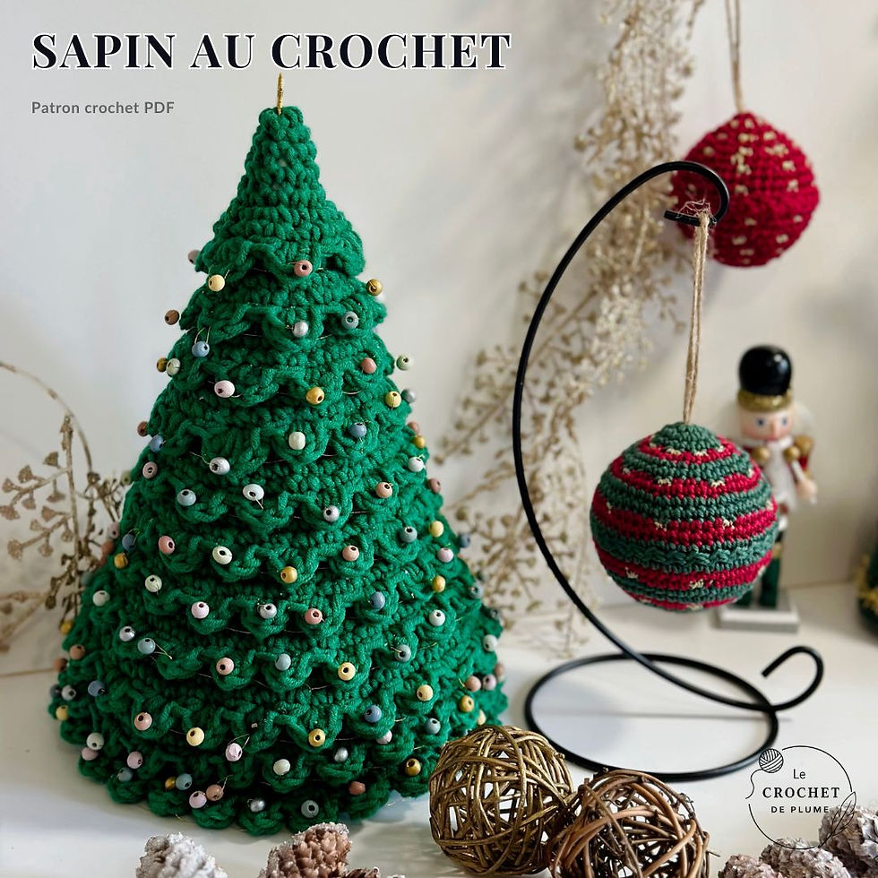 Sapin au crochet Christmas | Tutoriel crochet facile Noël | Patron PDF video