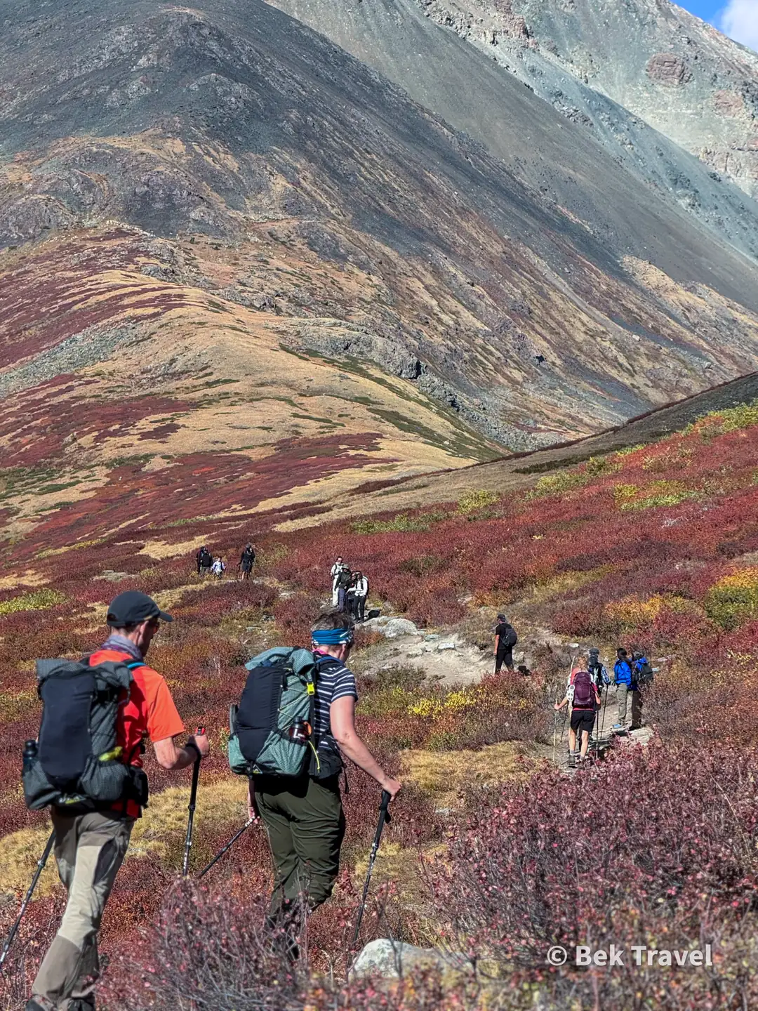 Trekking in the remote Uyshik Valley