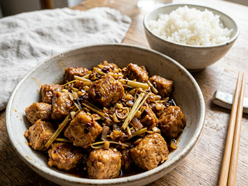 Recette des protéines de soja à la citronnelle