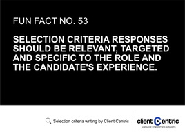 How to address the selection criteria on communication and interpersonal skills