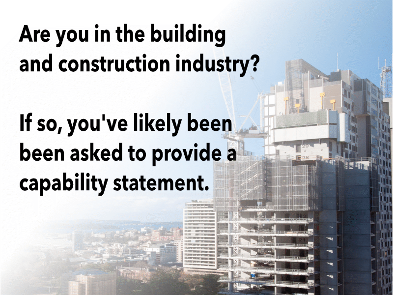 Capability Statements for Construction Companies