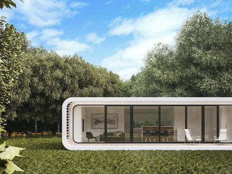 Une imprimante 3 D géante pour construire des maisons en chanvre en moins de 30 heures!