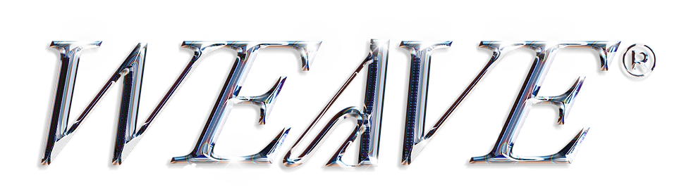 Weave logo chrome