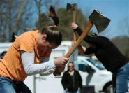 Girls Kick Axe - Axe Women Loggers