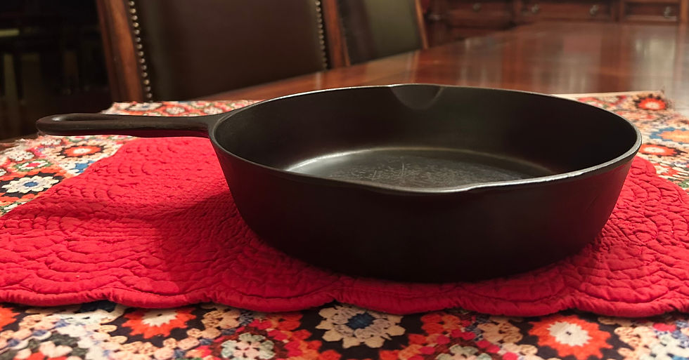 Thumbnail: Vintage BSR red mountain series #7H cast iron skillet 
