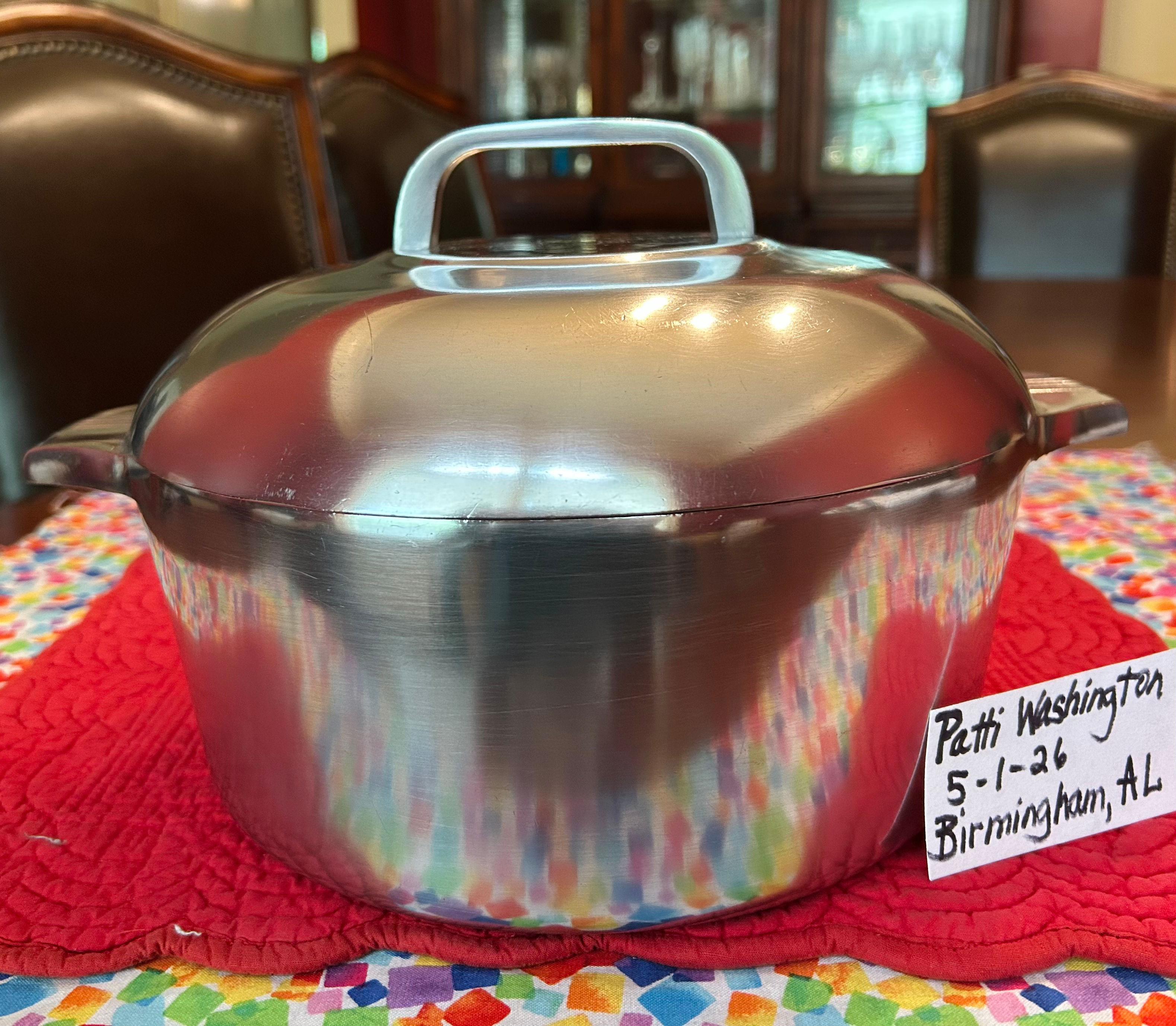 Vintage Wagner Sidney magnalite 5 quart stockpot /roaster #4248