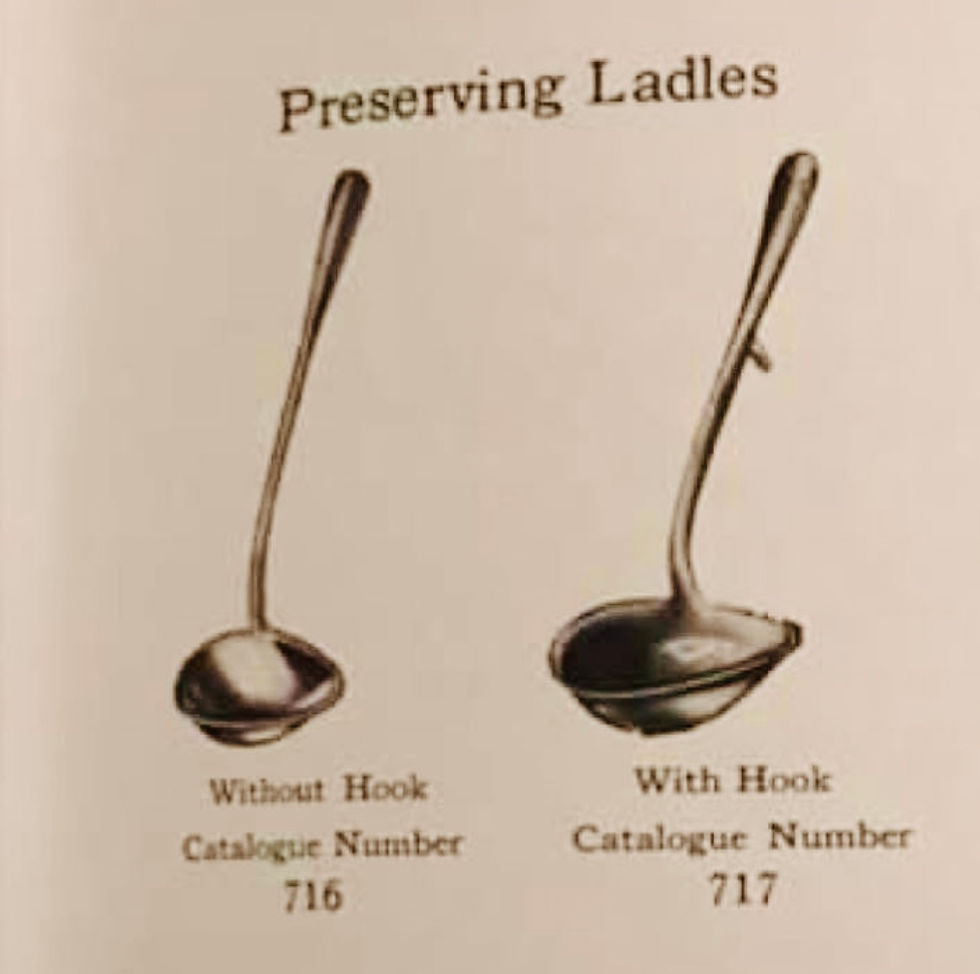 Thumbnail: Antique Wagner Ware Tom & Jerry ladle with hook #717