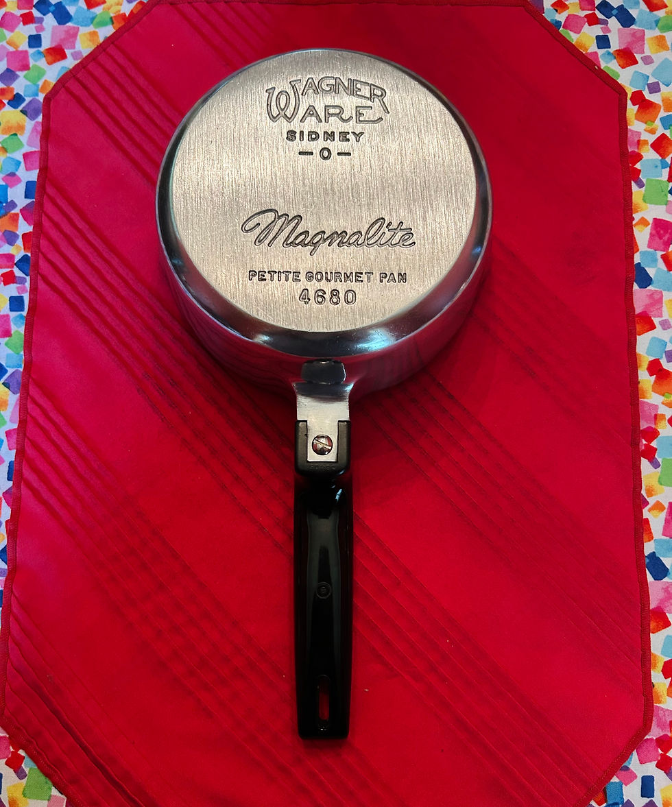 Thumbnail: Wagner Sidney magnalite 1 quart petite gourmet pan #4680  $115 plus $12 shipping