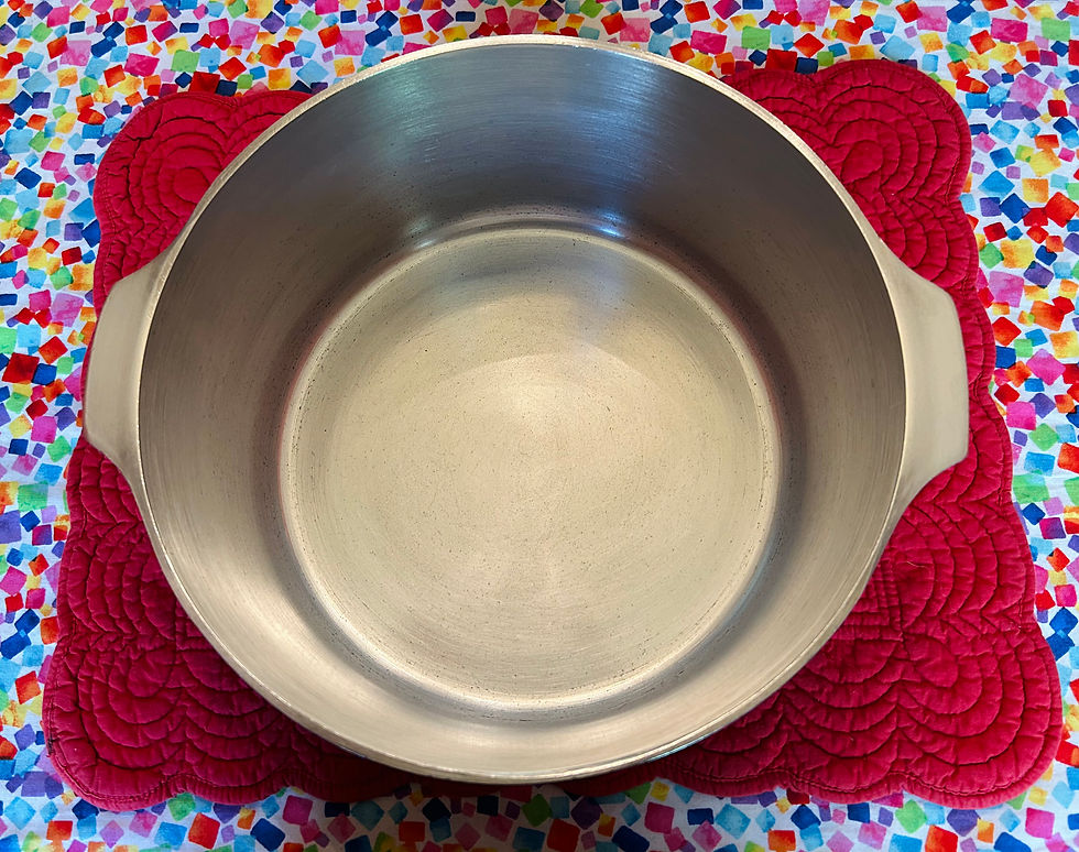 Thumbnail: Vintage GHC magnalite Country Collection 5 quart stockpot/roaster #5248