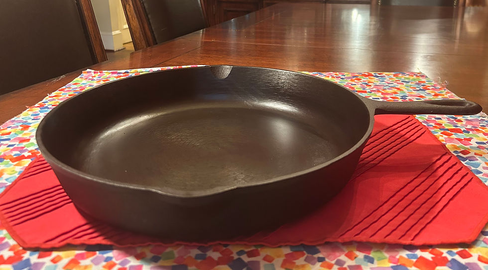 Thumbnail: Vintage BSR #10 cast iron skillet