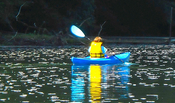solo kayaking