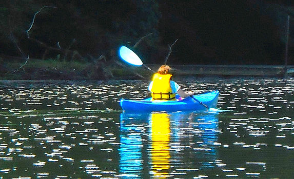 solo kayaking