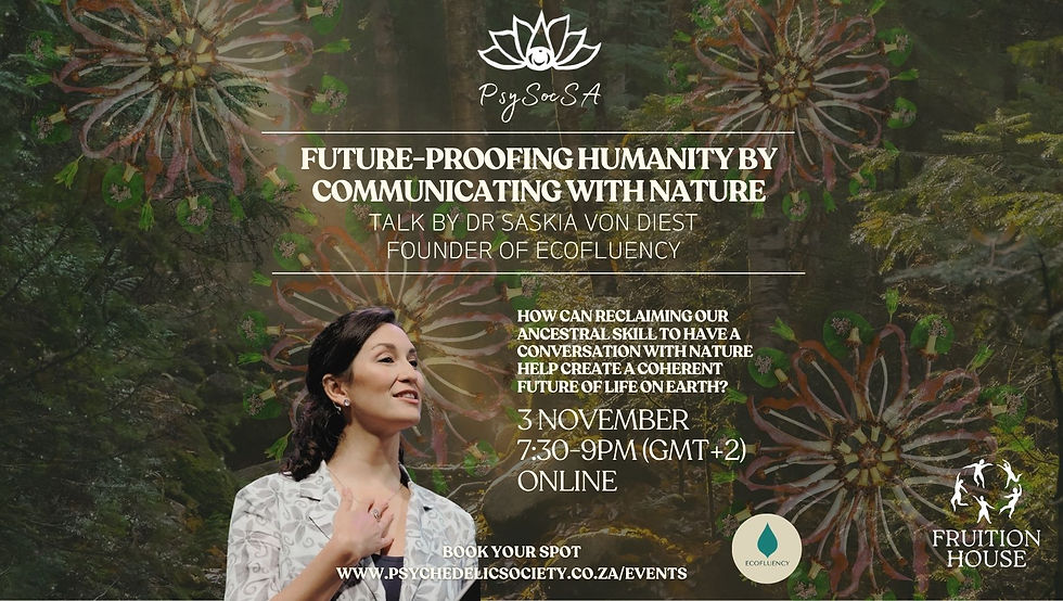 Future-proofing humanity by communicating with Nature