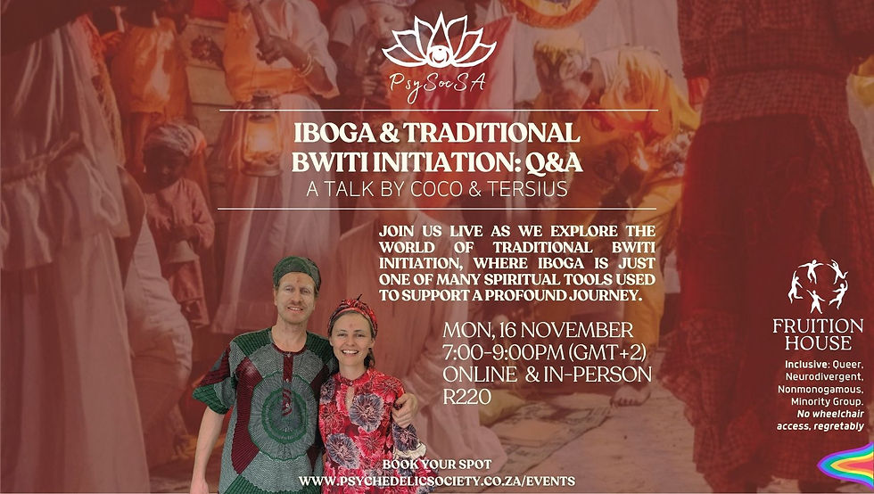 Iboga & traditional Bwiti initiation Q&A