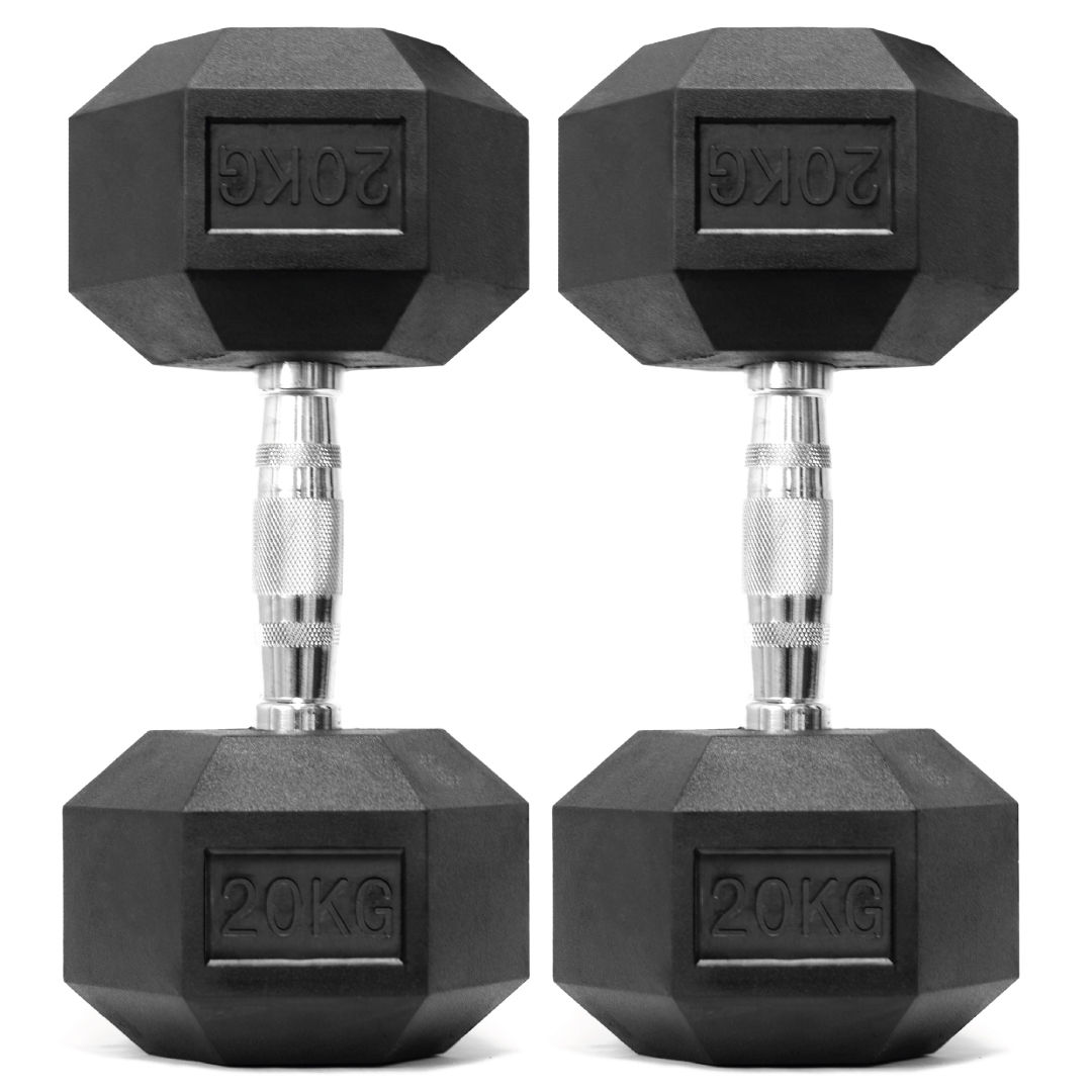 20KG Pair Hex Dumbbells