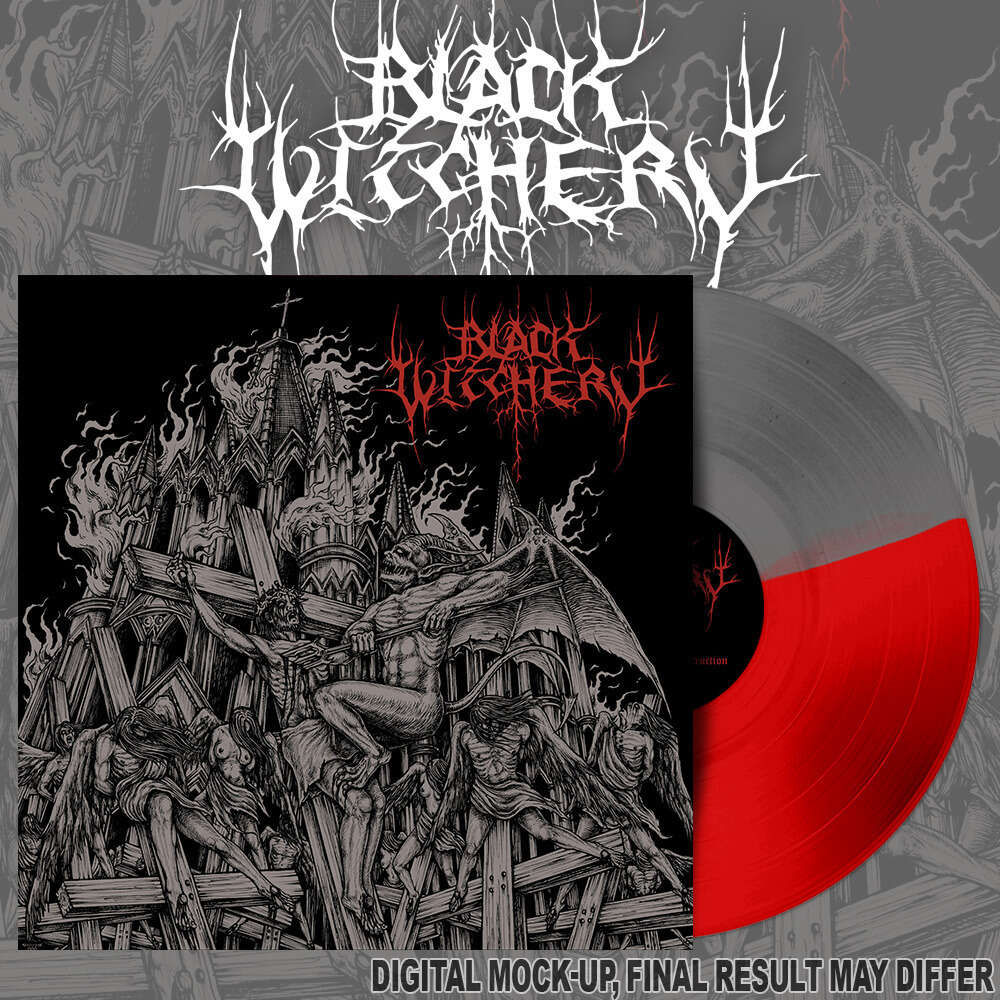 Black Withery - Inferno Of Sacred Destruction (Grey Red Split Vinyl)