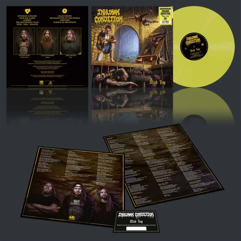 Inhuman Condition - Mind Trap (Yellow Vinyl)