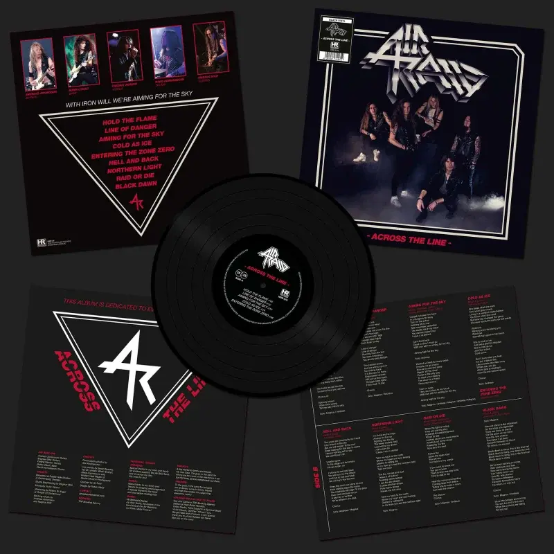 Air Raid - Across The Line (Black Vinyl)