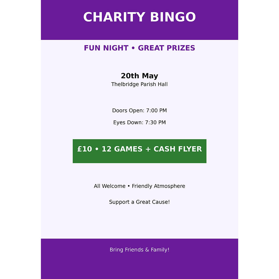 Charity Bingo