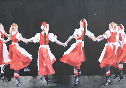 Oil on canvas 80X80 cm