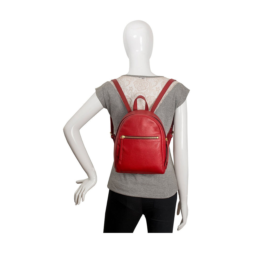 Thumbnail: Kiwi Small Leather Backpack