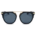 Miniatura: HANOVER | Unisex Fashion Brow-Bar Round Sunglasses