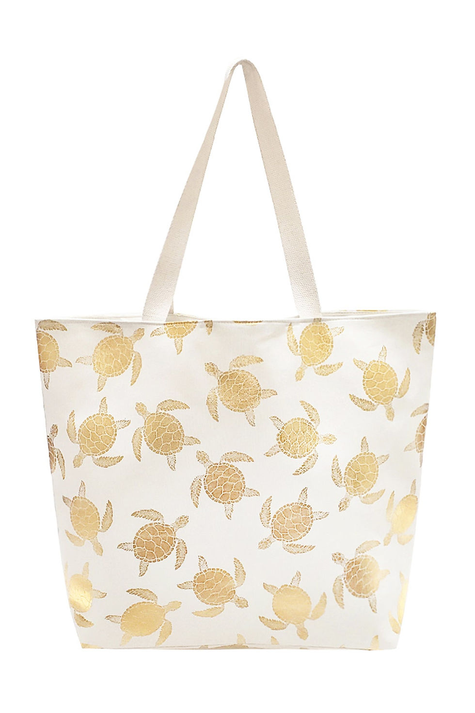 Miniatura: Gold Foil Turtle Tote Bag