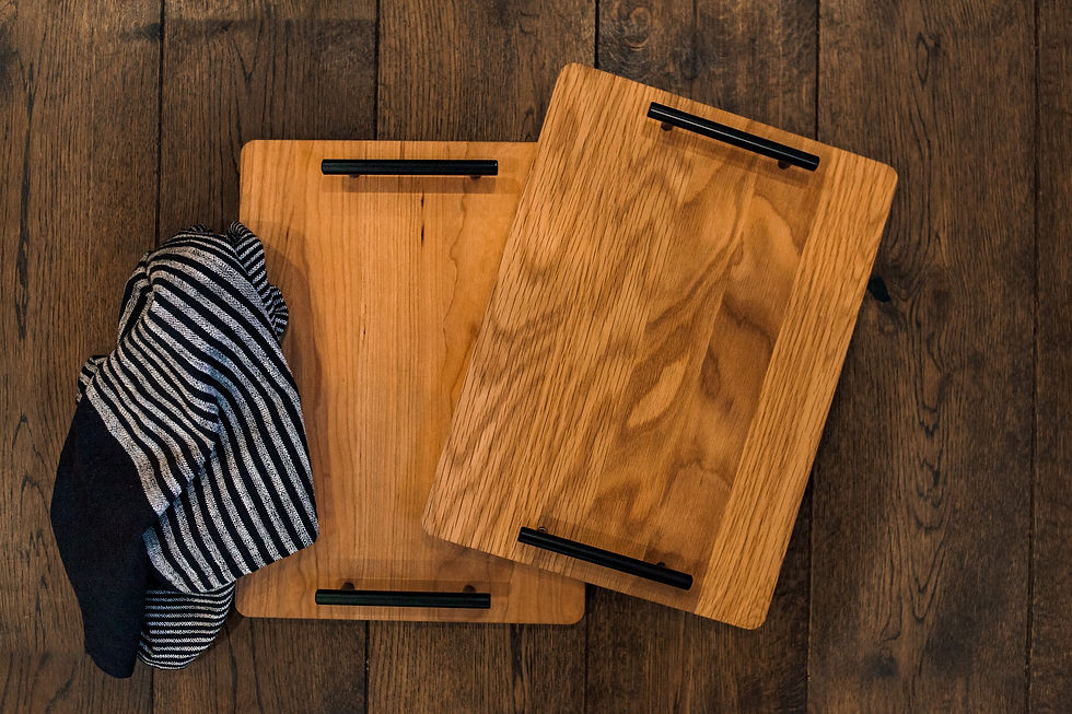 サムネイル： Organic Oak or Cherry Hardwood 15" X 11"