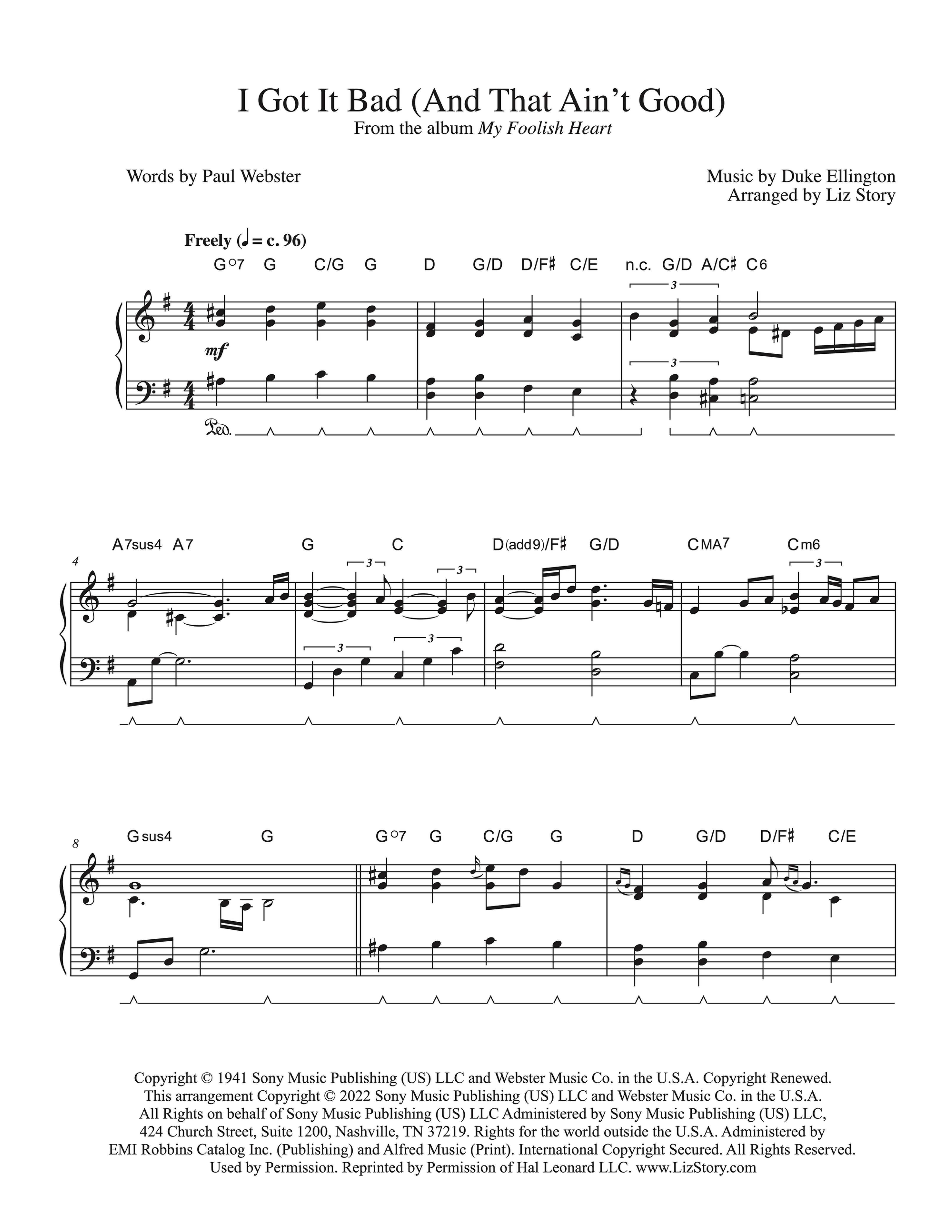 I Got It Bad (And That Ain't Good)