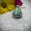 Thumbnail: Silver Feather Qingu Halo Polychrome Turquoise Pendant