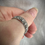 Thumbnail: Slanted Forget Me Knots .999 Silver Ring Handcrafted in Montana