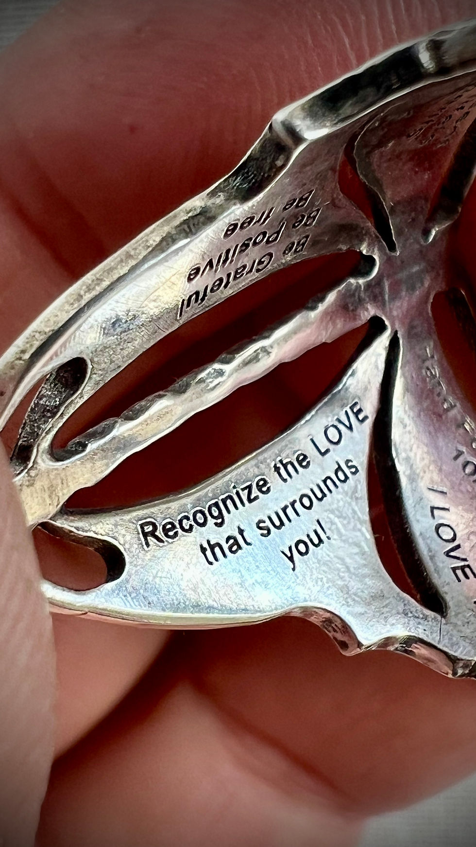 Thumbnail: MTO Collectors Dragonfly Handcrafted Solid Silver and Detailed Ring