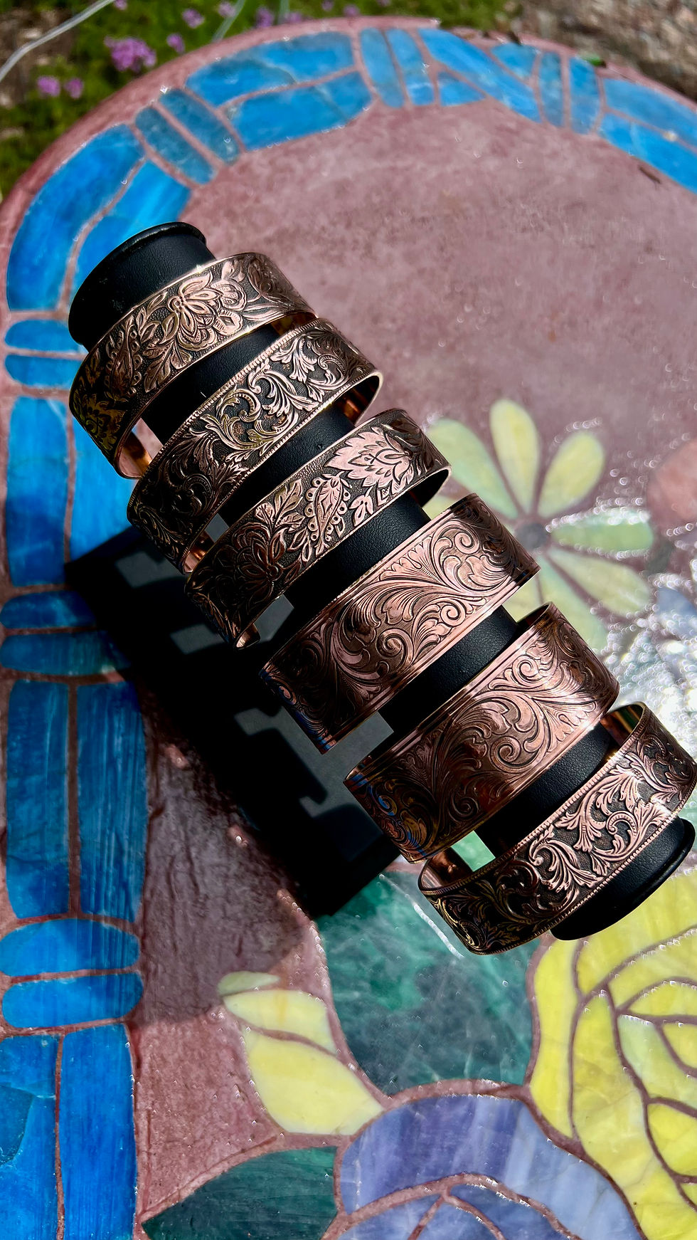 Thumbnail: Pure Copper Bracelet approximately 1 inch wide. 