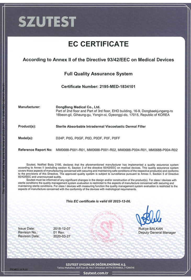 CE certificate 1