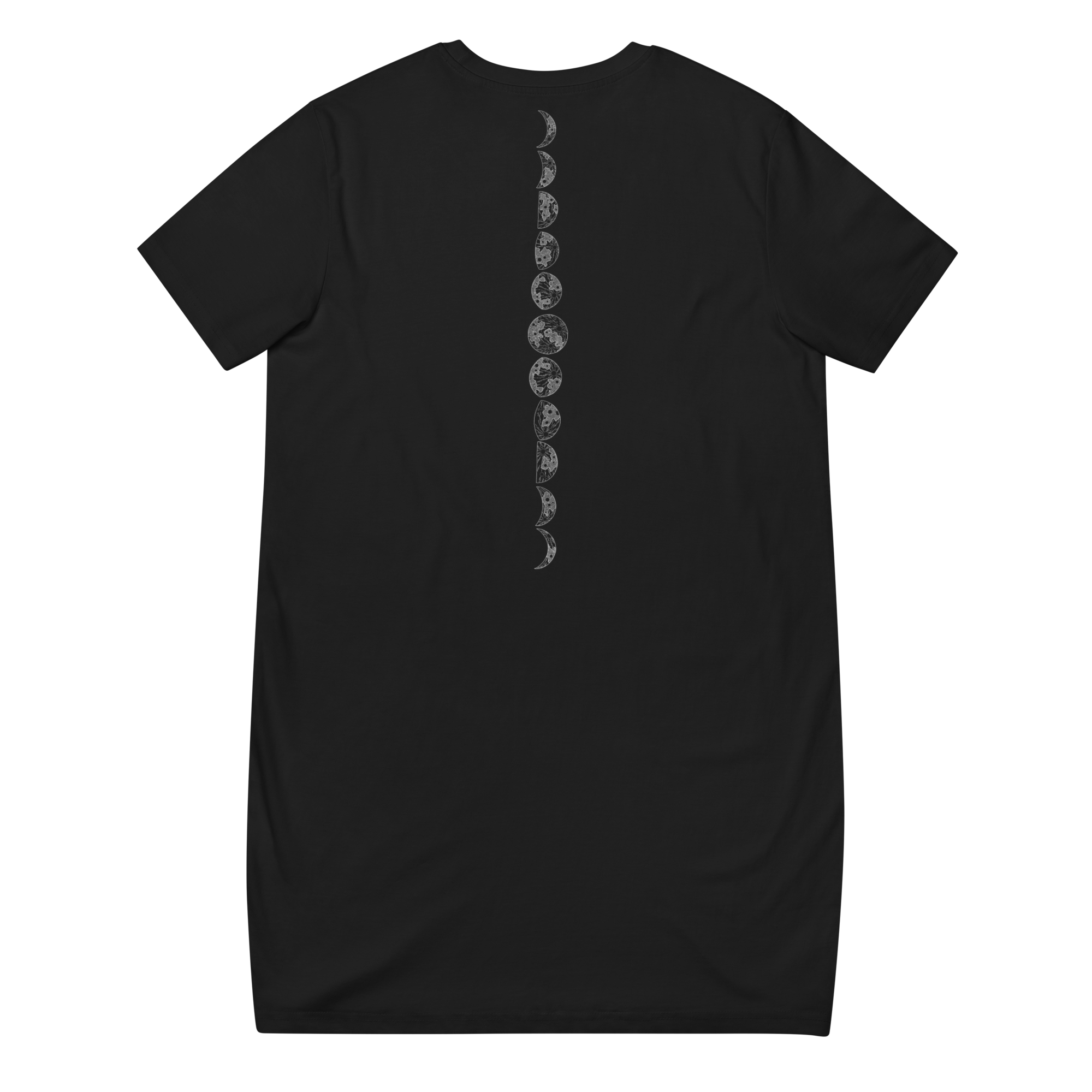 Moon Phase Organic Cotton T-Shirt Dress