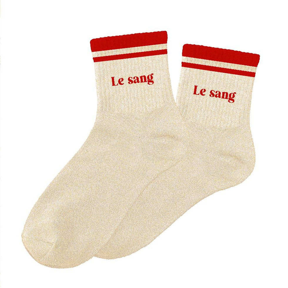 Miniature : Chaussette à paillettes LE SANG