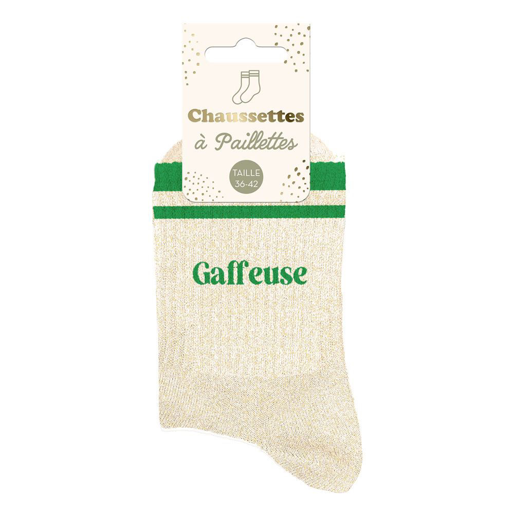 Chaussette à paillettes GAFFEUSE 