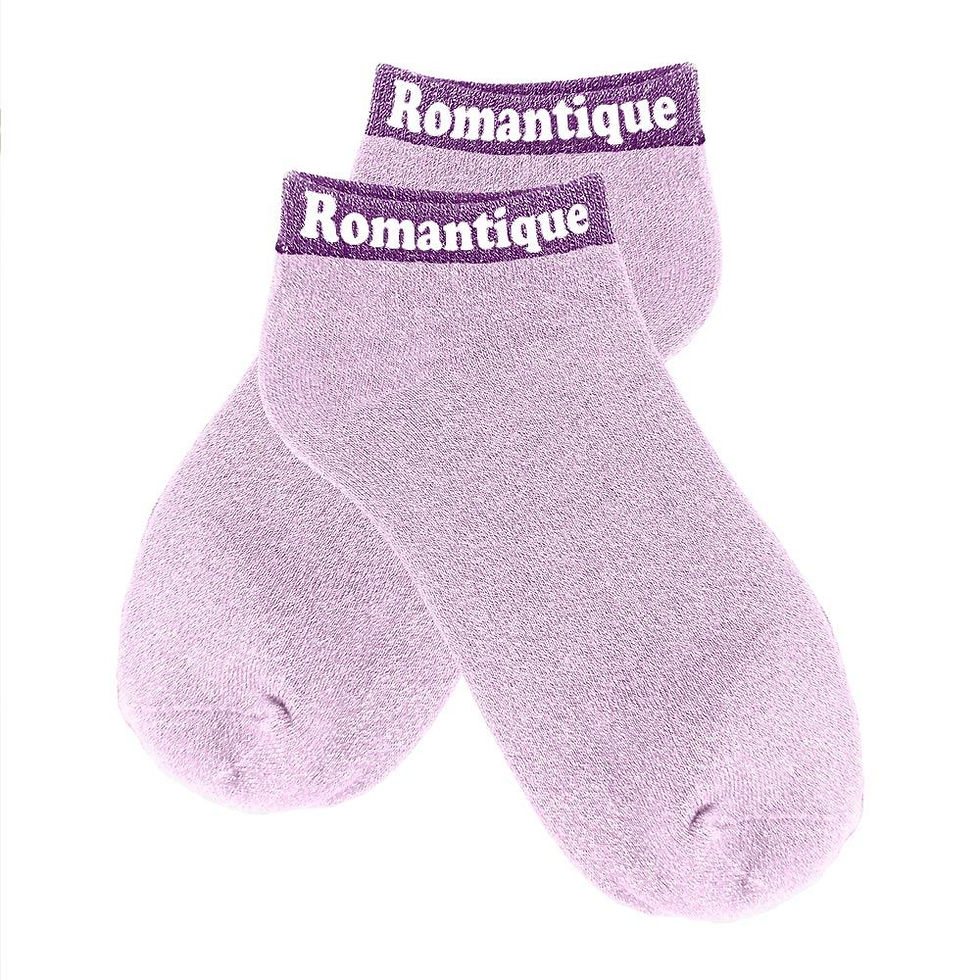 Miniaturbild: Socquette à paillettes romantique 