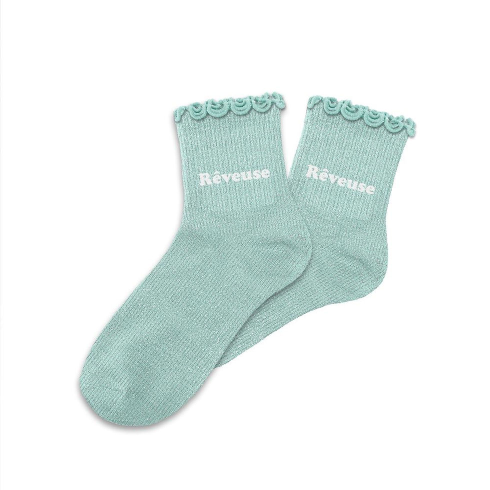 Miniaturbild: Chaussette à paillettes enfants 30-35 Rêveuse